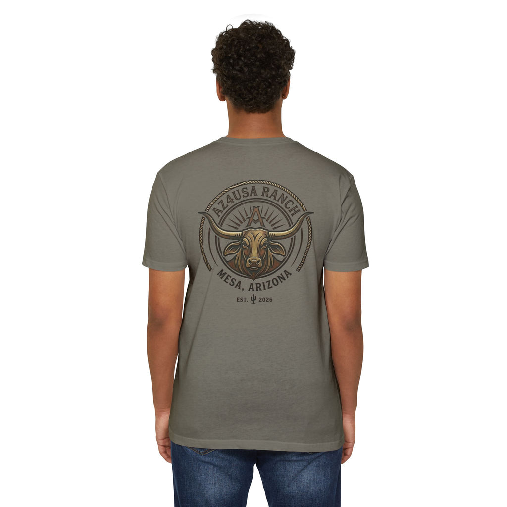 Arizona Ranch T-Shirt — "AZ4USA Ranch" Western Graphic Tee