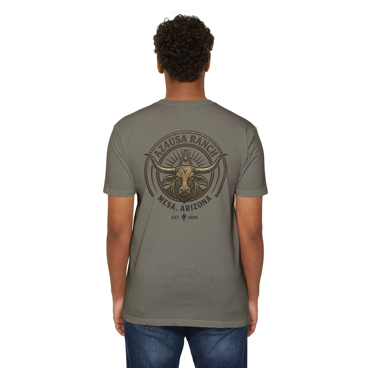 Arizona Ranch T-Shirt — "AZ4USA Ranch" Western Graphic Tee