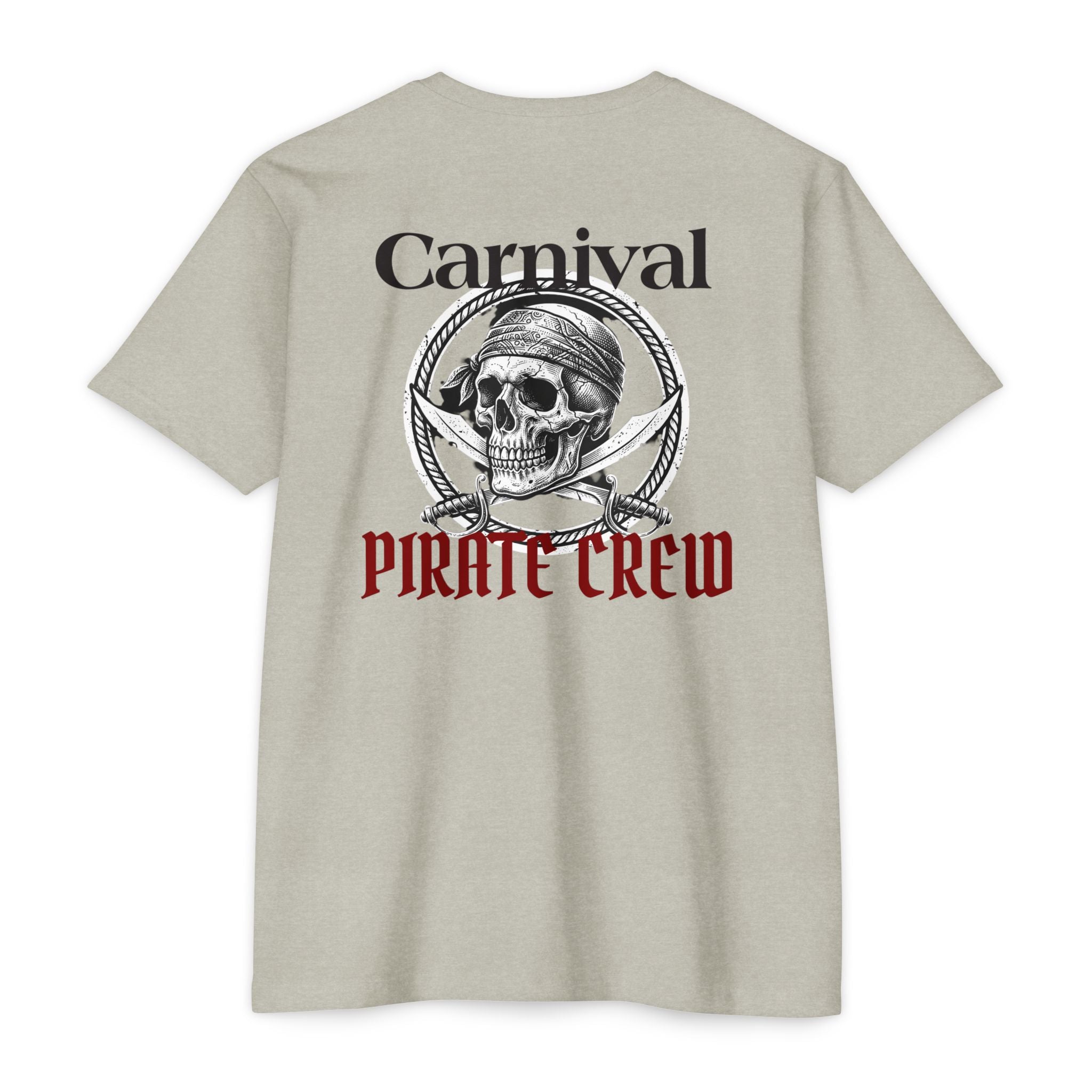 Carnival Pirate Crew T-Shirt — Skull & Crossbones Retro Festival Tee