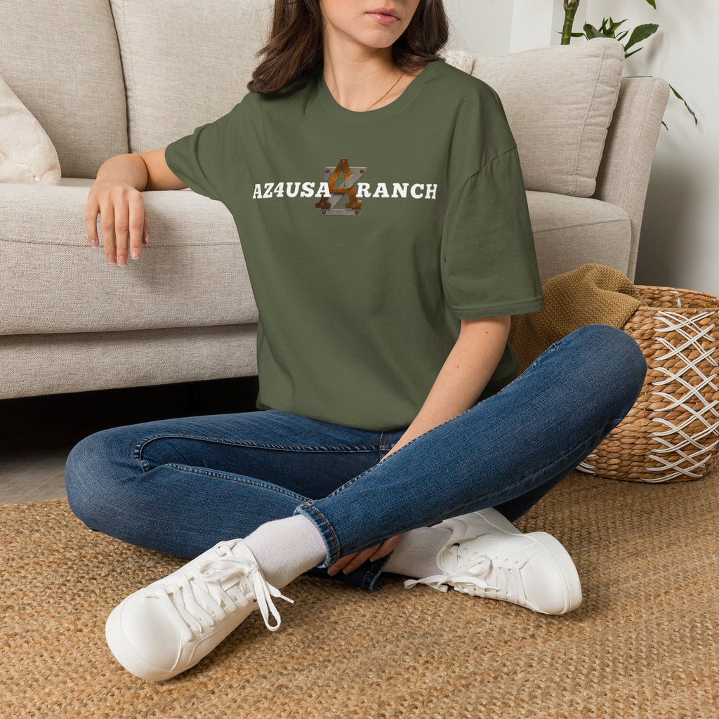AZ4USA Ranch Logo T-Shirt — Rustic Western Graphic Tee