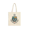 Tote Bag — "I Need Some Vitamin Sea" Anchor Canvas Beach Tote