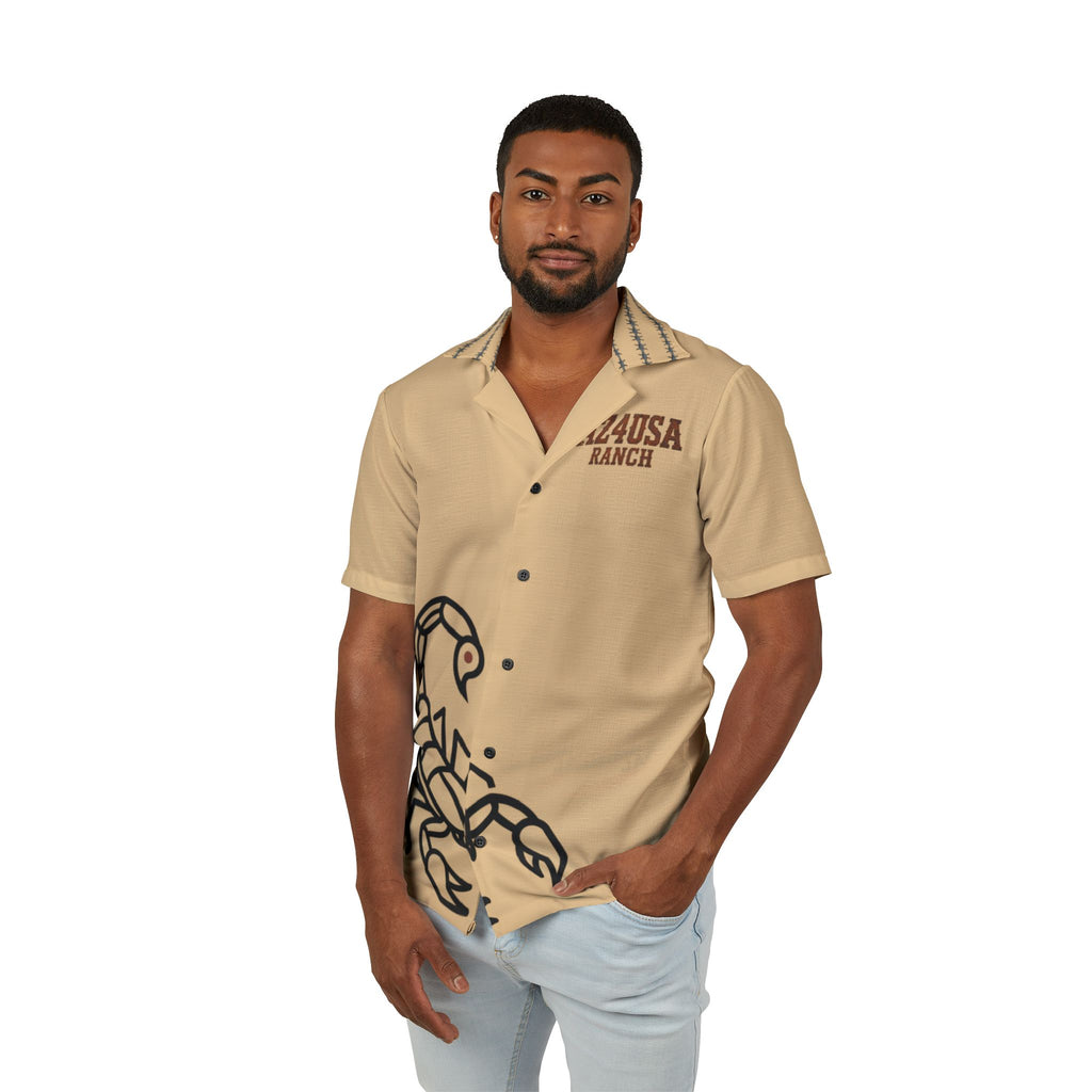 A24USA Ranch Scorpion Hawaiian Camp Shirt