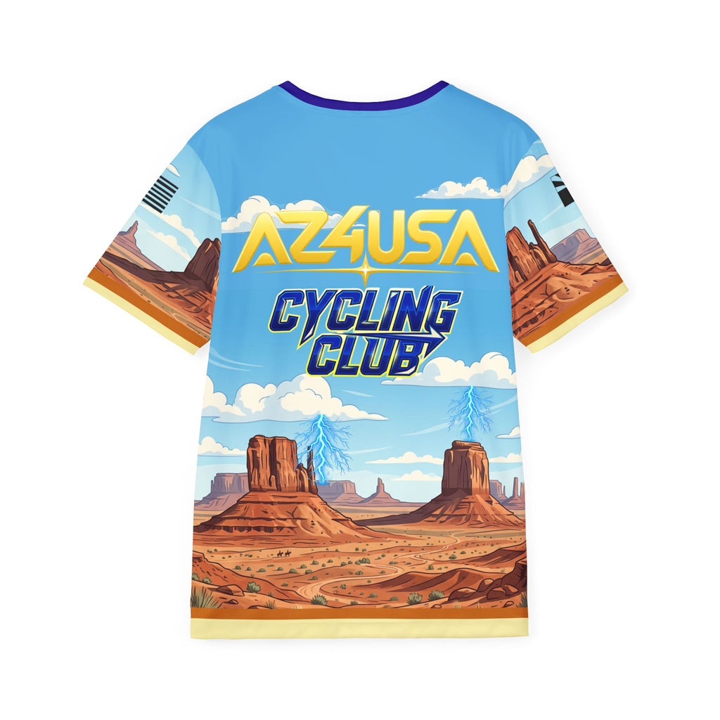 Desert Vista Men's Sports Jersey — Southwestern Monument Valley Graphic Tee