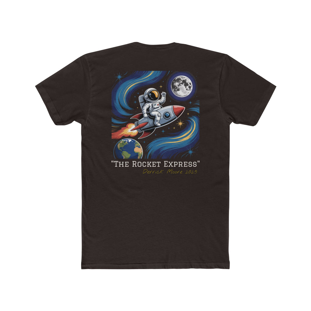 "The Rocket Express" 2025 on back - space4me front logo T-Shirt