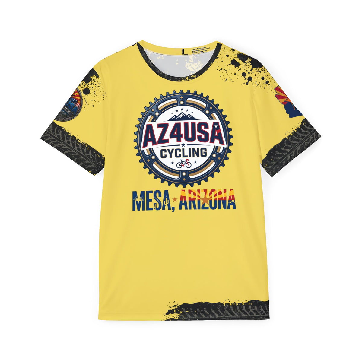 AZ4USA Cycling Jersey — Mesa, Arizona Mud & Sweat Endurance MTB Shirt