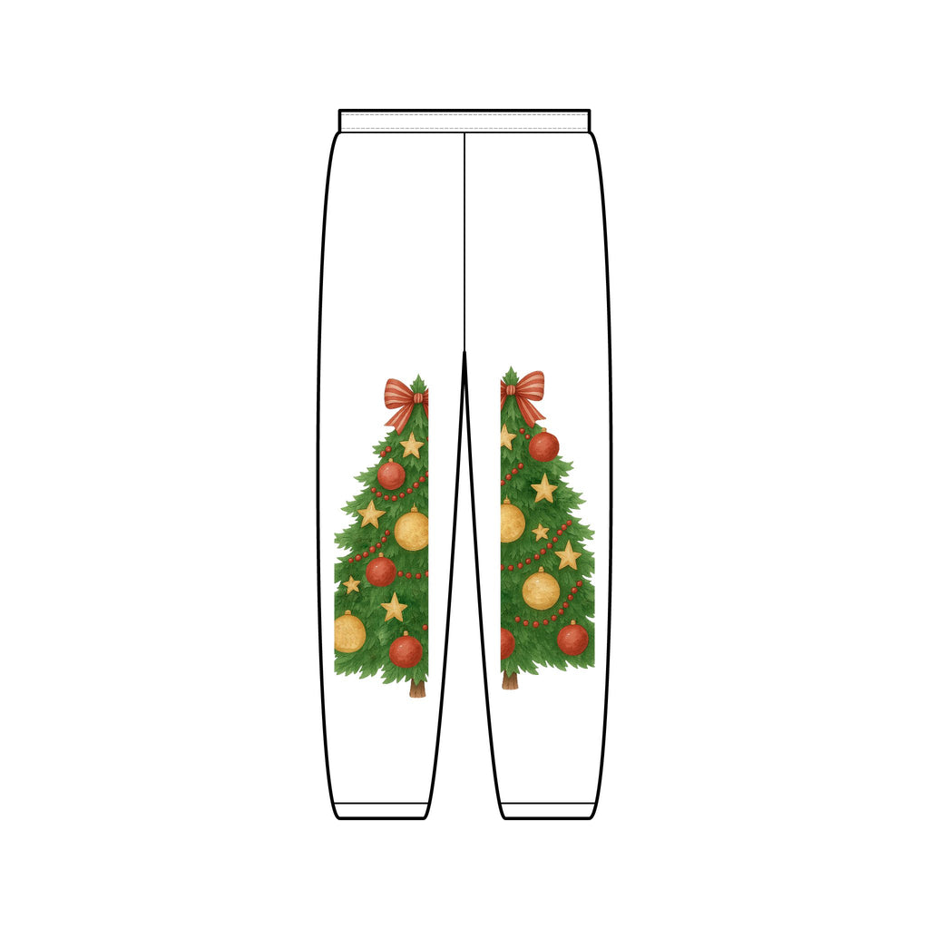 Gingerbread & Christmas Tree Holiday Sweatpants