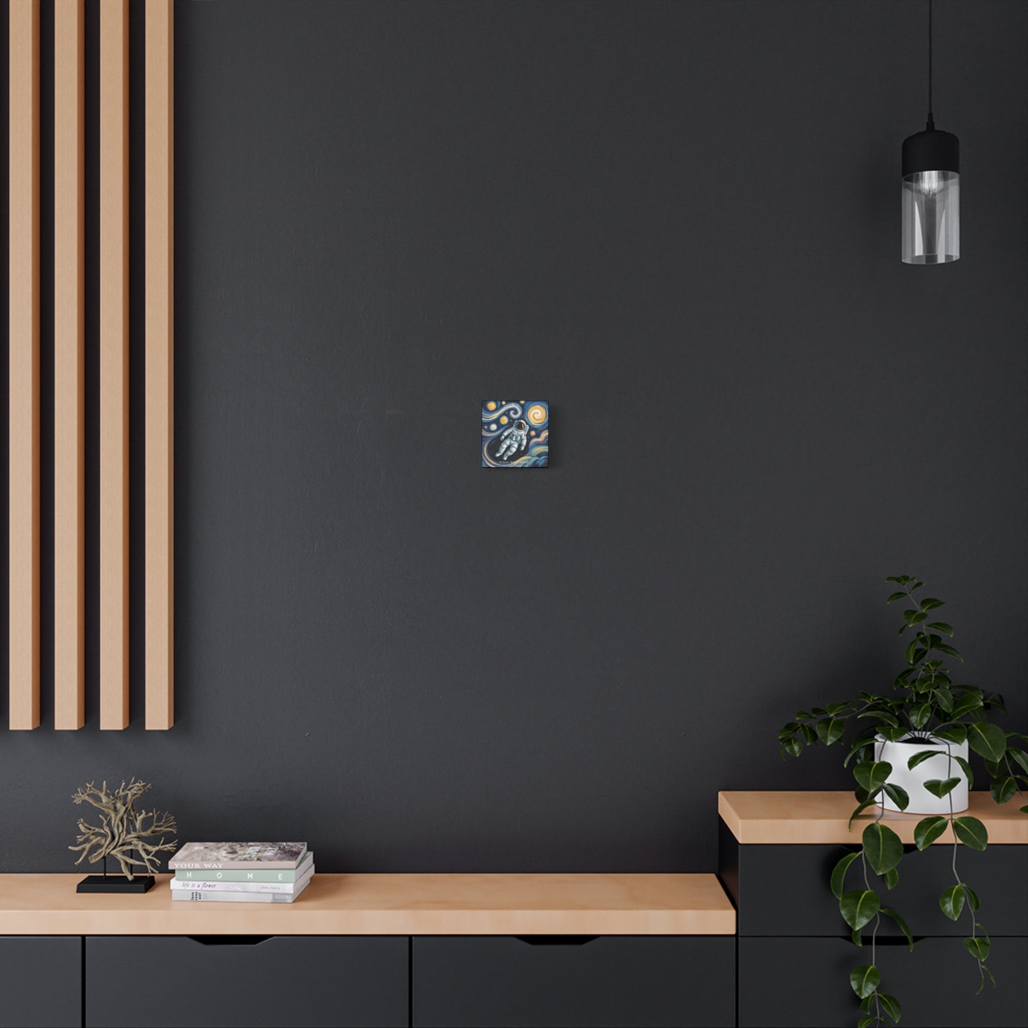 "Starry Night Odyssey" 2025 - Matte Stretched Canvas Wall Art