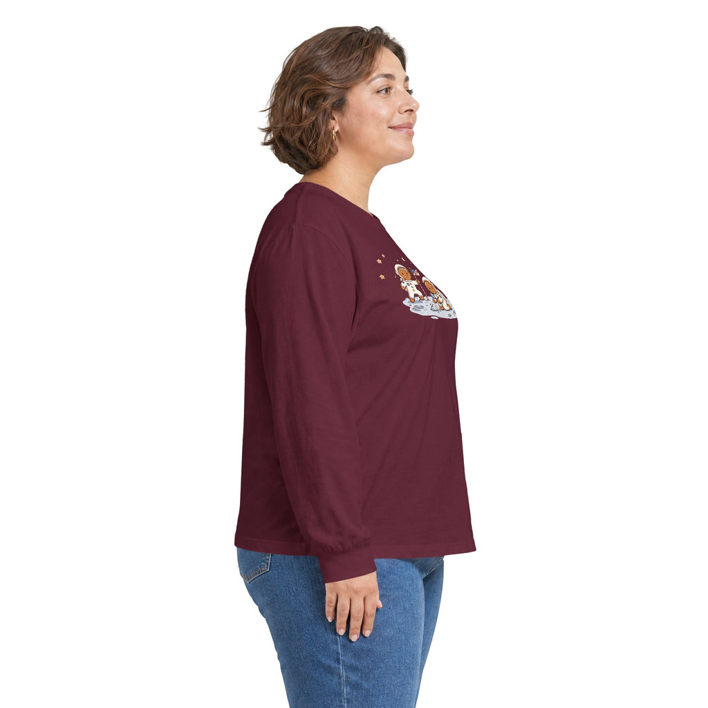 Christmas Gingerbread Crew Long Sleeve Tee — "Merry Christmas 2026"