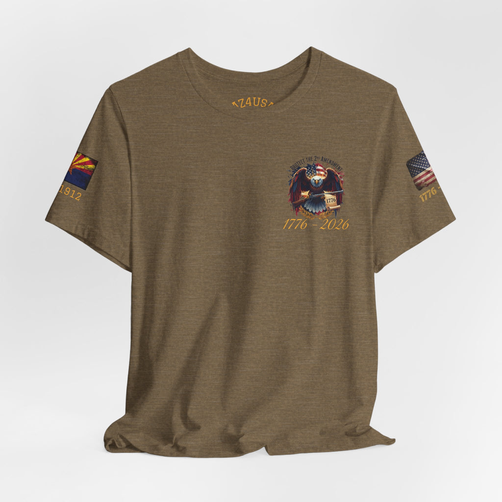 2nd Amendment Eagle T-Shirt — Protect the 2nd Amendment Patriotic USA Tee