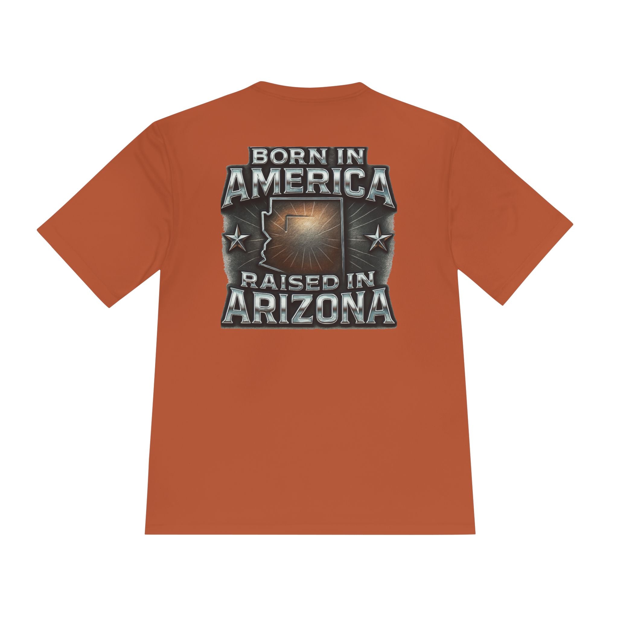 Born in America Raised in Arizona Unisex Tee, Arizona Pride Shirt, American Flag Tee, Summer Vacation Top, Gift for Arizona Lovers
