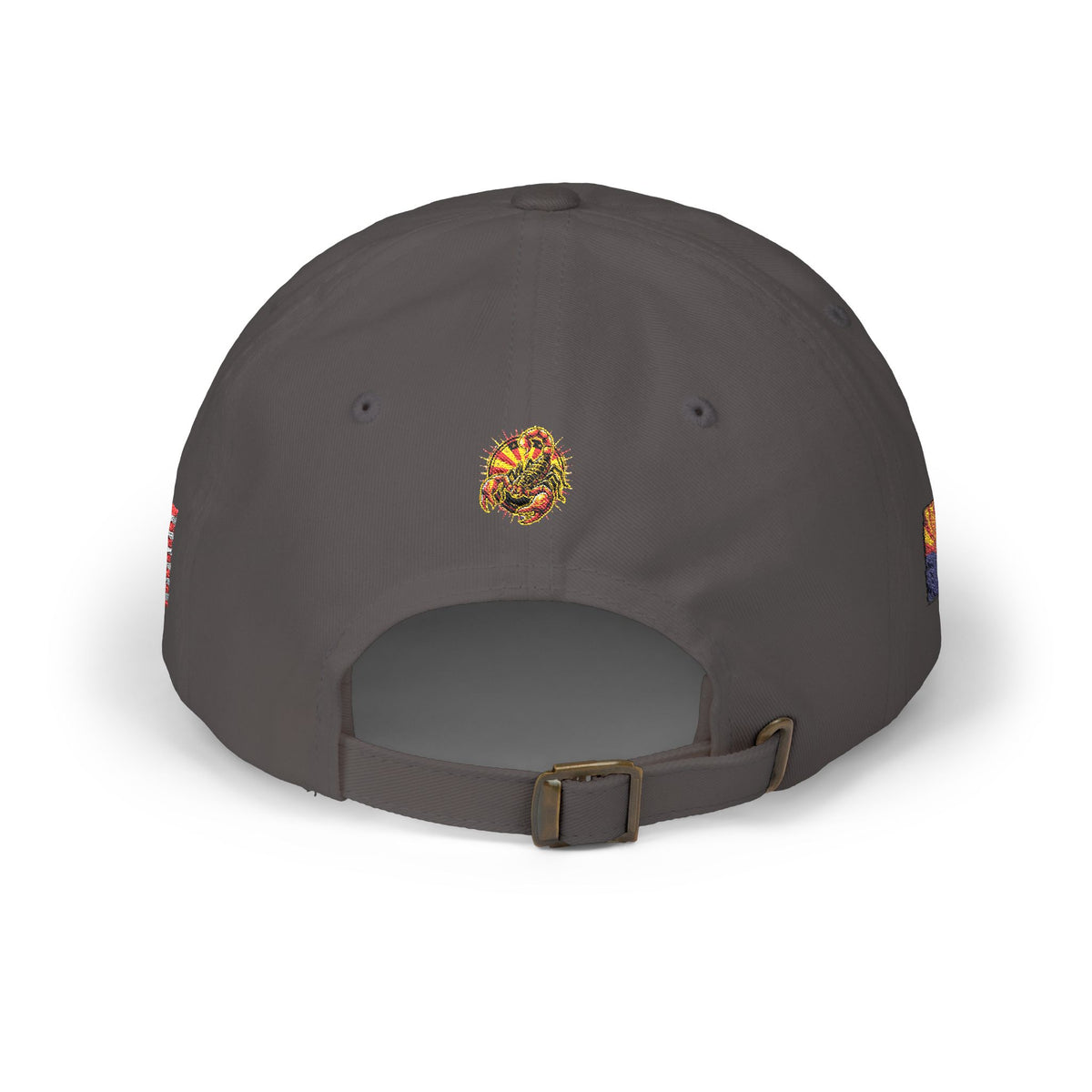 Dad Cap — Retro Grunge Scorpion Patch Baseball Hat