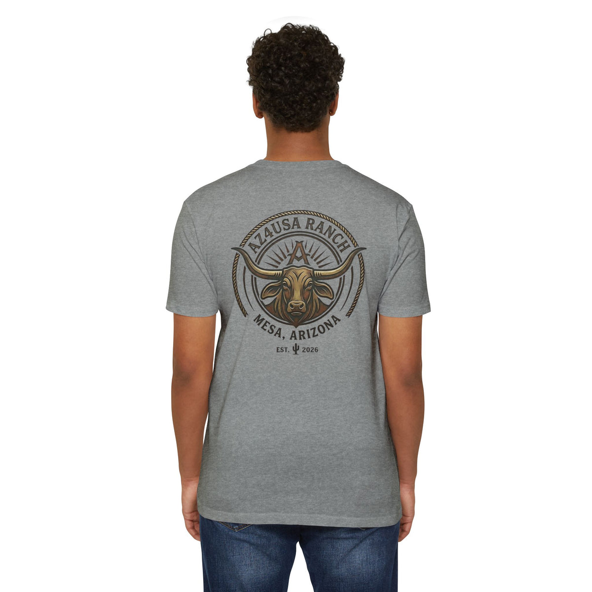 Arizona Ranch T-Shirt — "AZ4USA Ranch" Western Graphic Tee