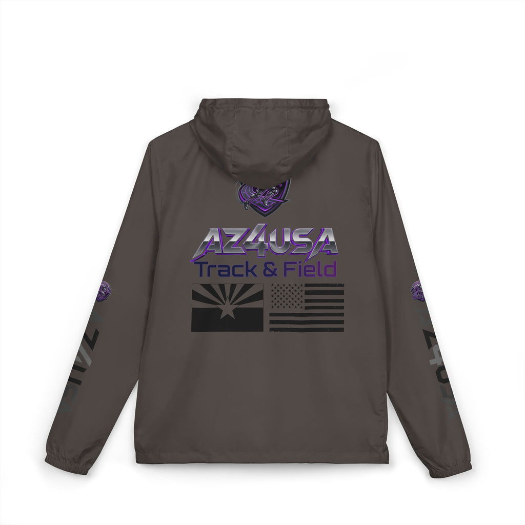 AZ4USA Track & Field Windbreaker Jacket — Mesa Arizona Camo Full-Zip