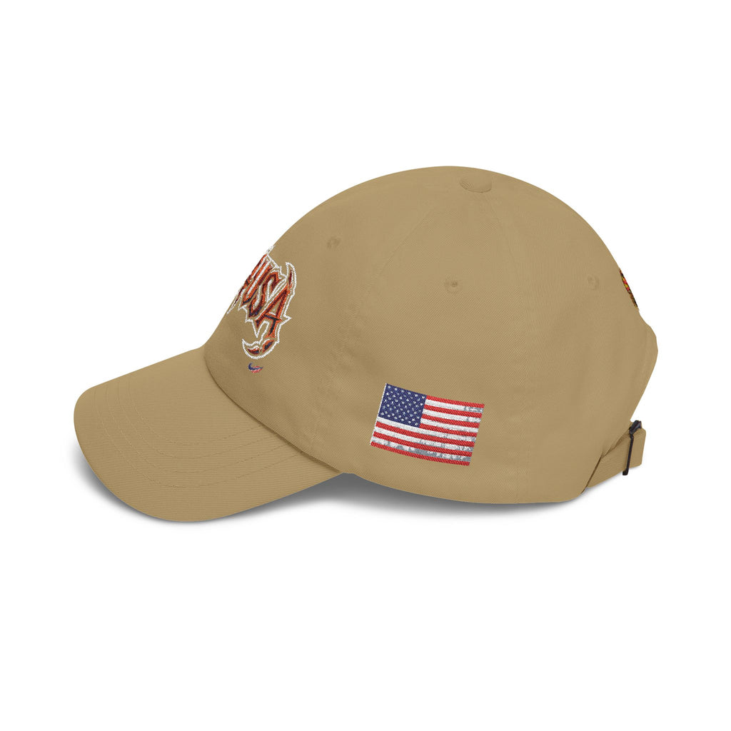 Dad Cap — Retro Grunge Scorpion Patch Baseball Hat