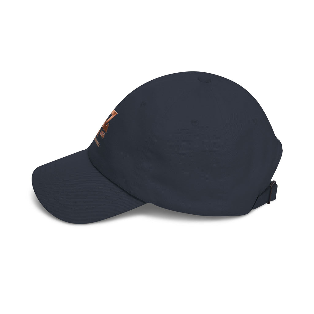 Classic Dad Cap — Metallic Rose Gold AZ4USA Embroidered Baseball Hat