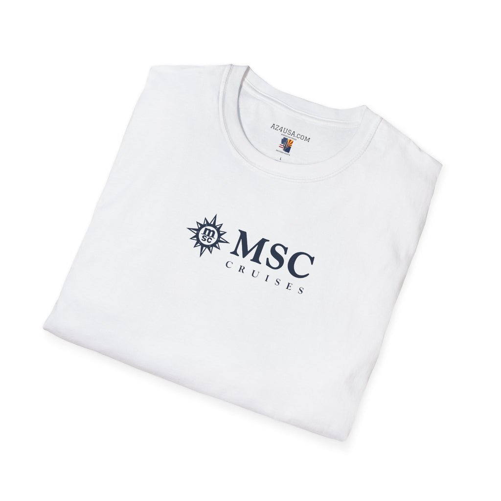 MSC World America Cruise T‑Shirt — Ship Specs & Silhouette Tee