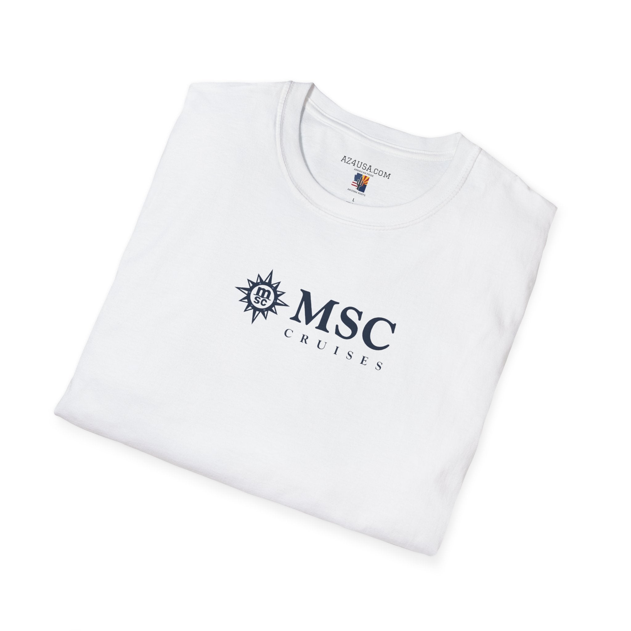 MSC World America Cruise T‑Shirt — Ship Specs & Silhouette Tee