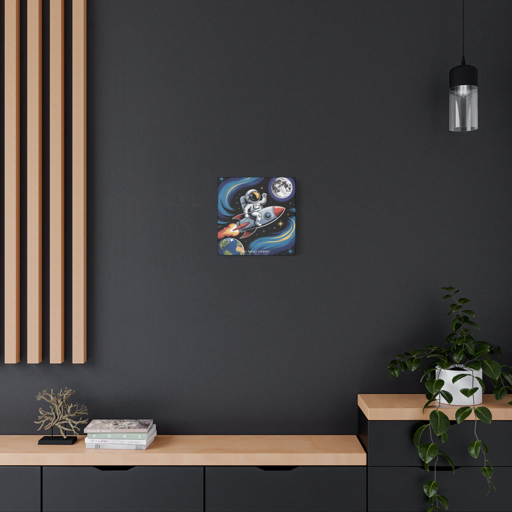 "The Rocket Express" 2025 - Matte Stretched Canvas Wall Art
