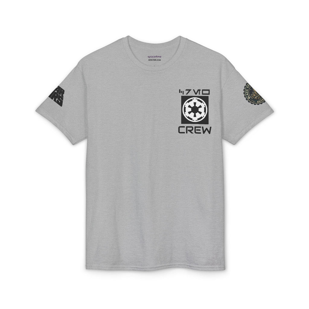 Star Destroyer Blueprint T-Shirt — 'Crew' Starship Schematic Tee