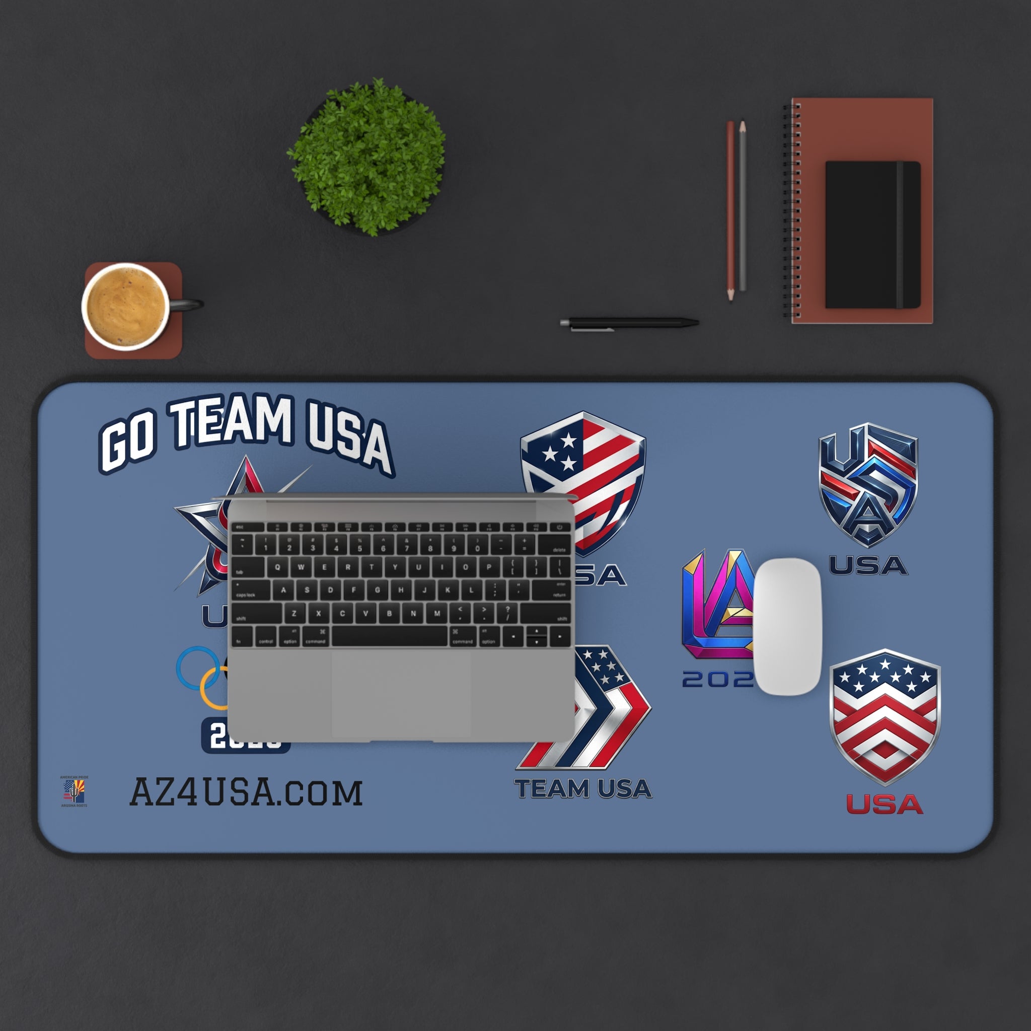 USA Olympic Team 2028 Desk Mat — Patriotic Gaming & Work Mousepad