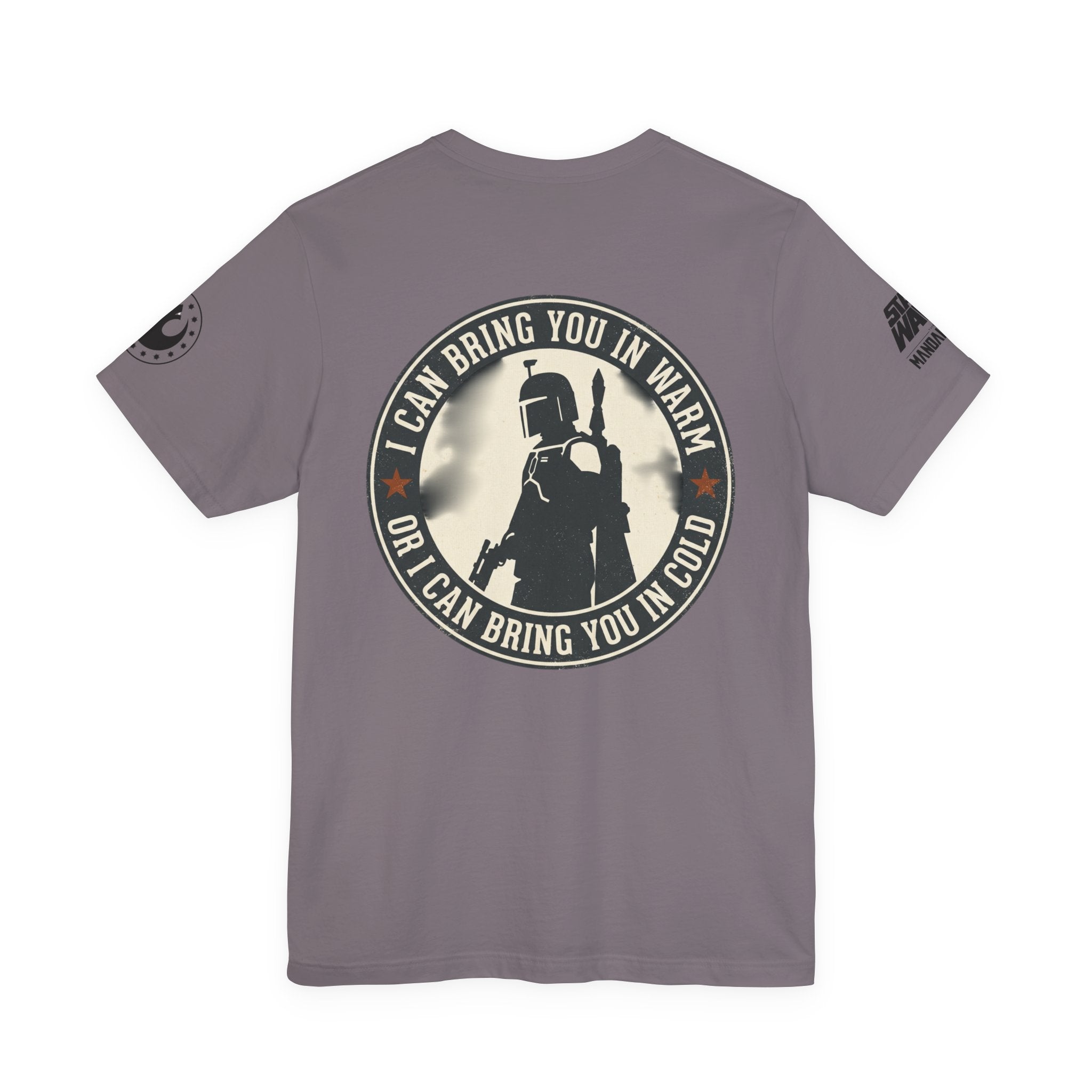 Boba Fett Mandalorian T-Shirt — "I Can Bring You in Warm or Cold" Graphic Tee