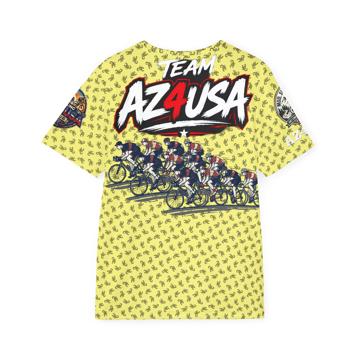 Scorpion Men's Sports Jersey — Az4usa Biking Club Graphic Tee